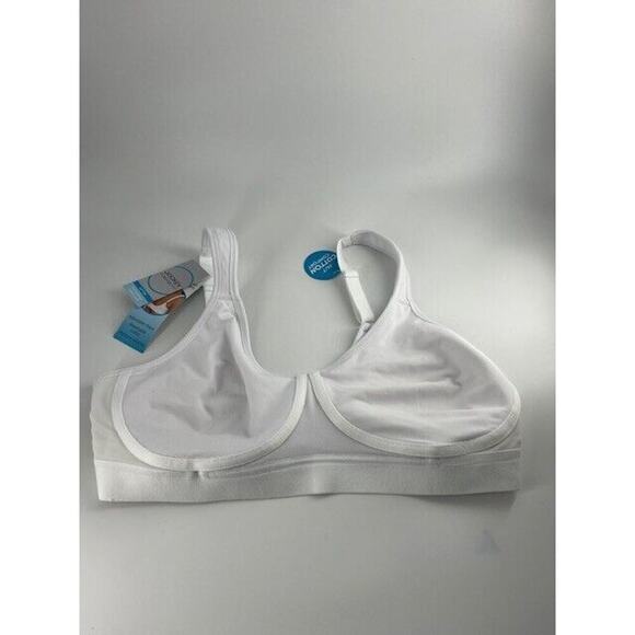 Jockey Other - Jockey Forever Fit Wirefree Full Coverage Lightly Lined Cotton Bra Large White